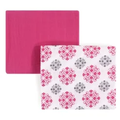 Yoga Sprout Baby Girl Cotton Muslin Swaddle Blankets, Medallion, One Size