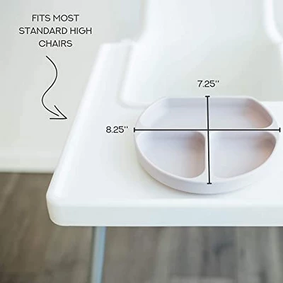 Simka Rose Silicone Suction Plate For Baby And Toddler 3 Simka Rose Silicone Suction Plate For Baby And Toddler - Image 3