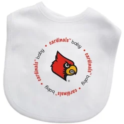 Baby Fanatic 2 Piece Bid And Shoes - NCAA Louisville Cardinals - White Unisex Infant Apparel