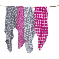 Bacati - Ikat Pink/Gray Swaddling Muslin Blankets Set Of 4 6 Bacati - Ikat Pink/Gray Swaddling Muslin Blankets Set Of 4 -Graco Shop GUEST 9aee03d7 fba6 4b47 b152 17ebe34959ed