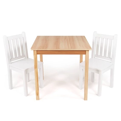 3pc Journey Big Kids' Table And Chair Set Tan - Humble Crew 1 3pc Journey Big Kids' Table And Chair Set Tan - Humble Crew