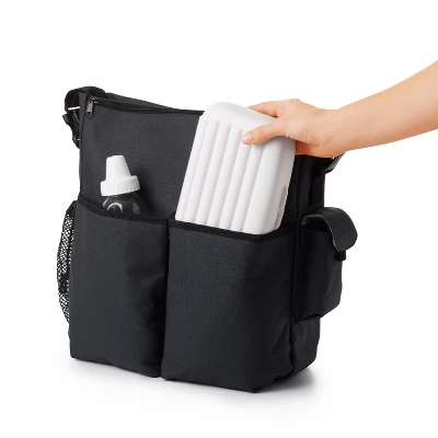 OXO Tot On-The-Go Drying Rack With Bottle Brush - Gray 3 OXO Tot On-The-Go Drying Rack With Bottle Brush - Gray - Image 3