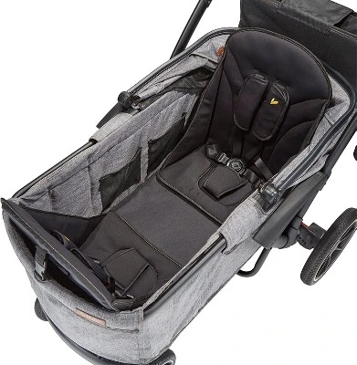 Larktale Sprout Single-to-Double Stroller/Wagon - Expandable And Foldable Stroller Wagon With Canopy, Storage, And Accessories - Nightcliff Stone 3 Larktale Sprout Single-to-Double Stroller/Wagon - Expandable And Foldable Stroller Wagon With Canopy, Storage, And Accessories - Nightcliff Stone - Image 3