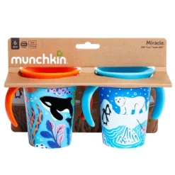 Munchkin Miracle 360 Wildlove Sippy Cup 6oz - 2pk - Polar Bear/Orca 7 Munchkin Miracle 360 Wildlove Sippy Cup 6oz - 2pk - Polar Bear/Orca -Graco Shop GUEST 9de21d03 9b9f 45ad 9770 af25ea6f5e18