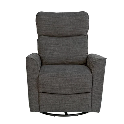 SECOND STORY HOME Soho Swivel Recliner Chair - Dark Gray 1 SECOND STORY HOME Soho Swivel Recliner Chair - Dark Gray