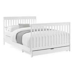 Delta Children Mercer Deluxe 6-in-1 Convertible Crib With Underdrawer Storage - Bianca White -Graco Shop GUEST 9e128508 22fe 428d 93e5 fd830a3cf10e