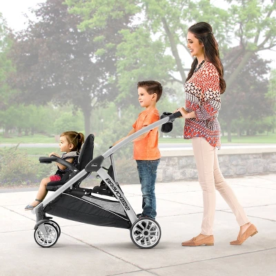 Chicco Bravo For 2 Double Stroller - Iron 2 Chicco Bravo For 2 Double Stroller - Iron - Image 2