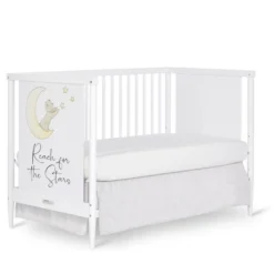 Dream On Me Moon Bear Reaching For The Stars 4 In 1 Modern Island Convertible Crib With Rounded Spindles Mural On One End Panel, White Finish 7 Dream On Me Moon Bear Reaching For The Stars 4 In 1 Modern Island Convertible Crib With Rounded Spindles Mural On One End Panel, White Finish -Graco Shop GUEST a0a0a946 eb84 46d2 ad77 1501173be753