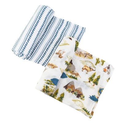 Bebe Au Lait Muslin Swaddle Blanket Set 10 Bebe Au Lait Muslin Swaddle Blanket Set - Image 10
