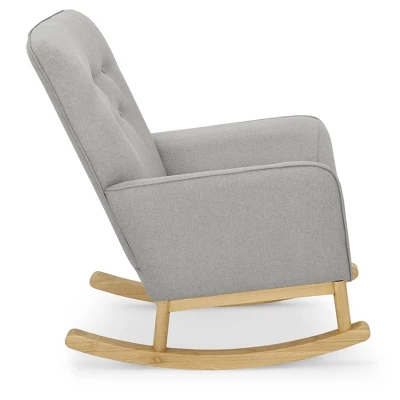 Delta Children Colby Rocking Chair - French Gray And Natural 8 Delta Children Colby Rocking Chair - French Gray And Natural - Image 8