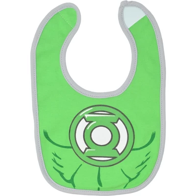 DC Comics Justice League Batman Superman Green Lantern The Flash Aquaman Baby Boys 6 Pack Bib 2 DC Comics Justice League Batman Superman Green Lantern The Flash Aquaman Baby Boys 6 Pack Bib - Image 2