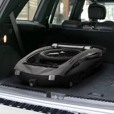 Delta Children Jeep Everest 2-in-1 Child Bike Trailer And Stroller - Gray 4 Delta Children Jeep Everest 2-in-1 Child Bike Trailer And Stroller - Gray - Image 4