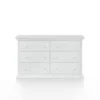 Suite Bebe Hayes Universal 6 Drawer Double Dresser - White