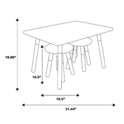 Kids' Dipped Table And Stool Set - ACEssentials 20 Kids' Dipped Table And Stool Set - ACEssentials -Graco Shop GUEST a589ca04 3acc 4a29 856f 9a4369f49252