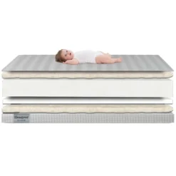 Simmons Kids' Comforpedic From Beautyrest Dual Sided Crib/Toddler Mattress- Gray 8 Simmons Kids' Comforpedic From Beautyrest Dual Sided Crib/Toddler Mattress- Gray -Graco Shop GUEST a667a28d 8e8f 42b0 b355 6879f0f336e4