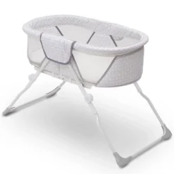 Delta Children EZ Fold Ultra Compact Travel Bassinet - Gray -Graco Shop GUEST a679b6a9 9634 4e73 ac98 91b8143a741b