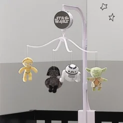 Lambs & Ivy Star Wars Classic Musical Baby Crib Mobile Soother Toy -Graco Shop GUEST a6ee1714 ba5e 4d5f 81bf fffa1cc8504a