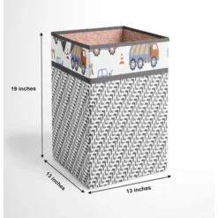 Bacati - Construction Multicolor Boys Collapsible Laundry Hamper -Graco Shop GUEST a745a971 3ac5 4044 9f19 260fa19ed9c0