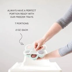 Simka Rose Silicone Baby Food Storage Container 7Pc