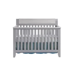 Suite Bebe Hayes 4-in-1 Convertible Crib - Gray/Weathered Granite