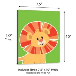 Big Dot Of Happiness Jungle Party Animals - Safari Zoo Animal Nursery Wall Art And Kids Room Decor - Gift Ideas - 7.5 X 10 Inches - Set Of 3 Prints -Graco Shop GUEST ac1bfb94 0f72 495c 9da6 44ff0a1c4a5c