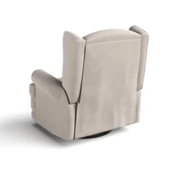 Storkcraft Serenity Wingback Upholstered Reclining Glider With USB Charging Port -Graco Shop GUEST aca358d6 9108 4d22 a9fe 47e43809cd43