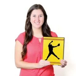 Big Dot Of Happiness Grand Slam - Fastpitch Softball - Sports Nursery Wall Art, Kids Room Decor & Game Room Decor - 7.5 X 10 Inches - Set Of 3 Prints -Graco Shop GUEST af046286 45e1 4c9c bd2e bb6beb5217c7