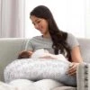 Boppy Original Support Nursing Pillow - Gray Cable Stitch