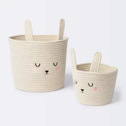 Coiled Rope Small Round Storage Basket - Rabbit - Cloud Island™ -Graco Shop GUEST af7f0e09 bdf8 4734 a3ec 70dd06adeeb5