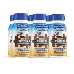 PediaSure SideKicks High Protein Nutrition Shake Chocolate - 6 Ct/48 Fl Oz