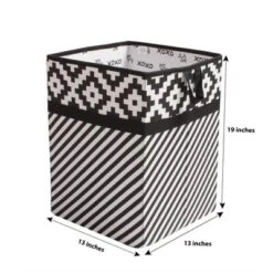 Bacati - Love Black/White Collapsible Laundry Hamper -Graco Shop GUEST b321e99b 91ef 4e99 be16 a21cf695b6e8