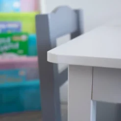 5pc Kids' Wood Table And Chair Set White/Gray - Humble Crew 8 5pc Kids' Wood Table And Chair Set White/Gray - Humble Crew -Graco Shop GUEST b36ac15b 5437 46a2 9fd6 c1068f177f01