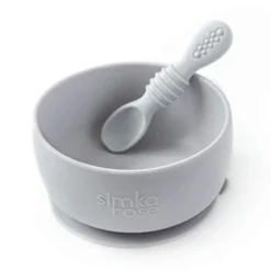 Simka Rose Silicone Baby Bowl And Spoon Set -Graco Shop GUEST b441fe3a 9d59 432e a3dc 856a48bd778b