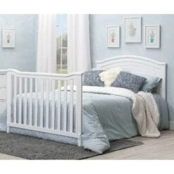 Sorelle Berkley Round Top Panel Standard Full-Sized Crib White -Graco Shop GUEST b4d806d0 3a78 4de4 8631 f4503a065b36