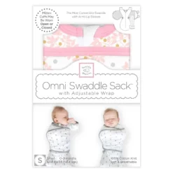 SwaddleDesigns Omni Swaddle Sack Swaddle Wrap - Pink Heavenly Floral - S - 0-3 Months -Graco Shop GUEST b53e2725 eb56 446d 986e 5cb6a9f107e0