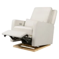 Babyletto Sigi Glider Recliner With Electronic Control And USB With Light Wood Base - Greenguard Gold Certified -Graco Shop GUEST b54a8fbb 2c05 4a16 b32a b2ee0f26d9f8