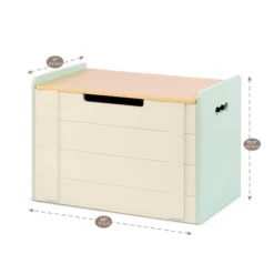 Tidy Wooden Toybox Ivory/Mint Green - B. Spaces -Graco Shop GUEST b61d91aa 0417 48c9 bb57 492de05a524d