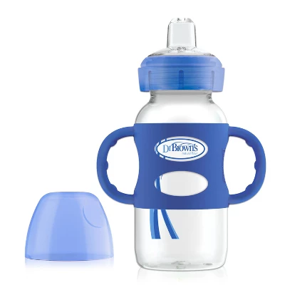 Dr. Brown's Wide-Neck Sippy Bottle With Handles - 2pk 1 Dr. Brown's Wide-Neck Sippy Bottle With Handles - 2pk