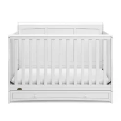 Graco Asheville 5-in-1 Convertible Crib With Drawer - White -Graco Shop GUEST b867450a 2135 43d2 a56b 7366f45d9c16