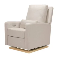 Babyletto Sigi Glider Recliner With Electronic Control And USB With Light Wood Base - Greenguard Gold Certified -Graco Shop GUEST b9a18f91 9da9 4606 b467 073768641912