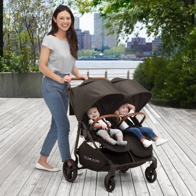 Delta Children Cruzer Double Lightweight Stroller With Reclining Seat 1 Delta Children Cruzer Double Lightweight Stroller With Reclining Seat