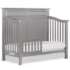 Slumber Baby Harper 4 In 1 Convertible Crib In Metallic Grey