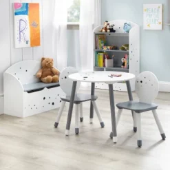3pc Talori Kids' Table And Chair Set Gray/White - Buylateral -Graco Shop GUEST bc1e69d4 876d 480a b7b3 0dd41a244534