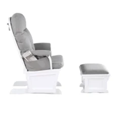 Suite Bebe Madison Glider & Ottoman - White/Oyster -Graco Shop GUEST bea74c15 846b 4487 83be e8eaa17bf64b