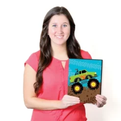 Big Dot Of Happiness Smash And Crash - Monster Truck - Boy Nursery Wall Art And Kids Room Decor - 7.5 X 10 Inches - Set Of 3 Prints -Graco Shop GUEST c09a47df 99df 43f5 95b0 ad8cfefd6195