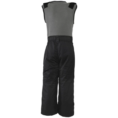 Hudson Baby Unisex Snow Bib Overalls With Fleece Top, Black Charcoal 2 Hudson Baby Unisex Snow Bib Overalls With Fleece Top, Black Charcoal - Image 2