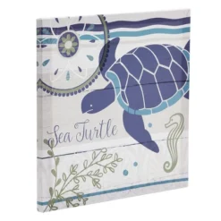 4 Piece Blue Beach Canvas Wall Art Set, Nautical Nursery Decor Print Set (4 Designs, 12 X 12 In) -Graco Shop GUEST c2441852 42a0 4c6b 9d4e 8c8b2155c713