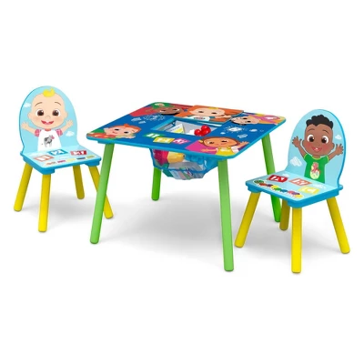 Delta Children CoComelon Kids' Table And Chair Set With Storage (2 Chairs Included) - Greenguard Gold Certified - 3ct 2 Delta Children CoComelon Kids' Table And Chair Set With Storage (2 Chairs Included) - Greenguard Gold Certified - 3ct - Image 2