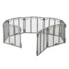Evenflo Versatile Play Space Adjustable 8-Panel Play Area - Cool Gray