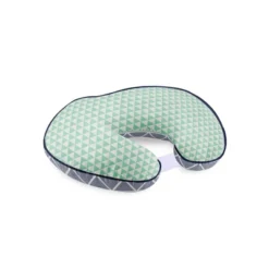 Bacati - 3 Pc Emma Aztec Mint/Navy Large Triangles Muslin Hugster Feeding & Infant Support Nursing Pillow With 2 Removable Zippered Covers -Graco Shop GUEST c67b0c5f fe48 4b8a 852d 70733851220b